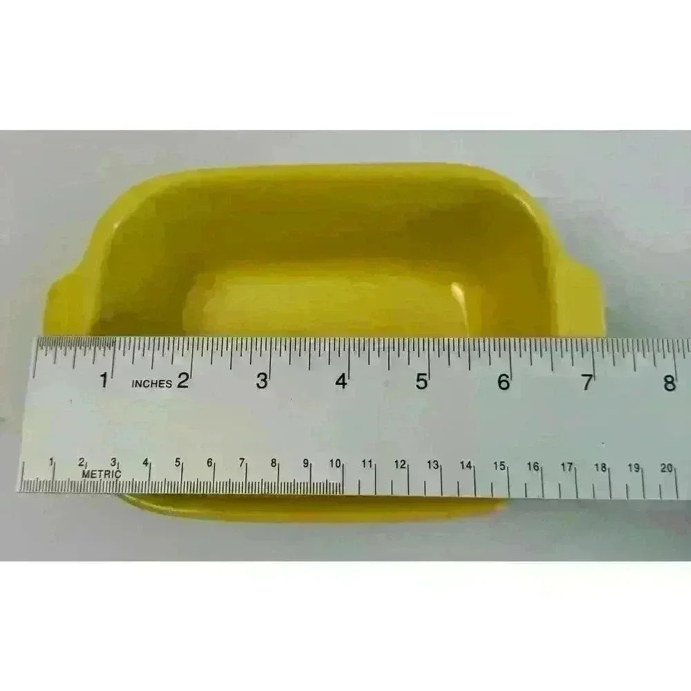 Vintage Pfaltzgraff 1983 FTDA 16 oz Casserole Bread Loaf Baking Dish Yellow - Picture 3 of 10